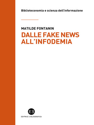 cover image of Dalle fake news all'infodemia